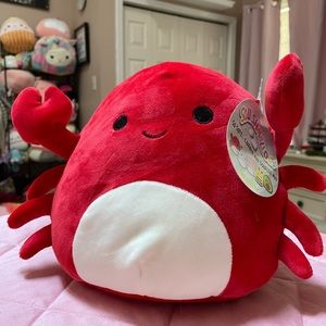 NWT Squishmallows Carlos the Crab 8in Plush